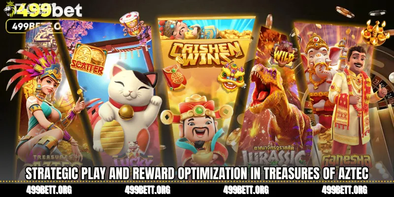 Strategic Play and Reward Optimization in Treasures of Aztec